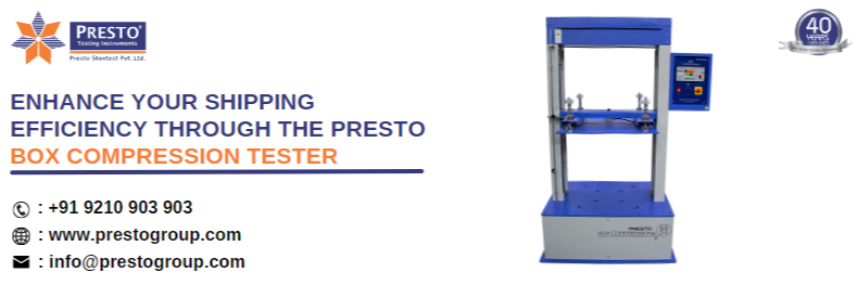 Enhance your shipping efficiency through the Presto box compression tester